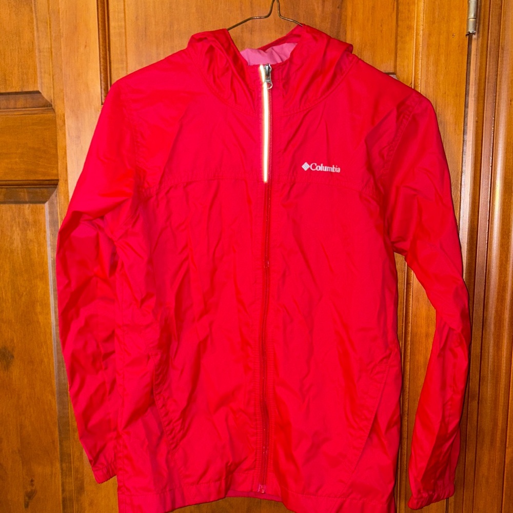 Columbia Red Windbreaker 10/12